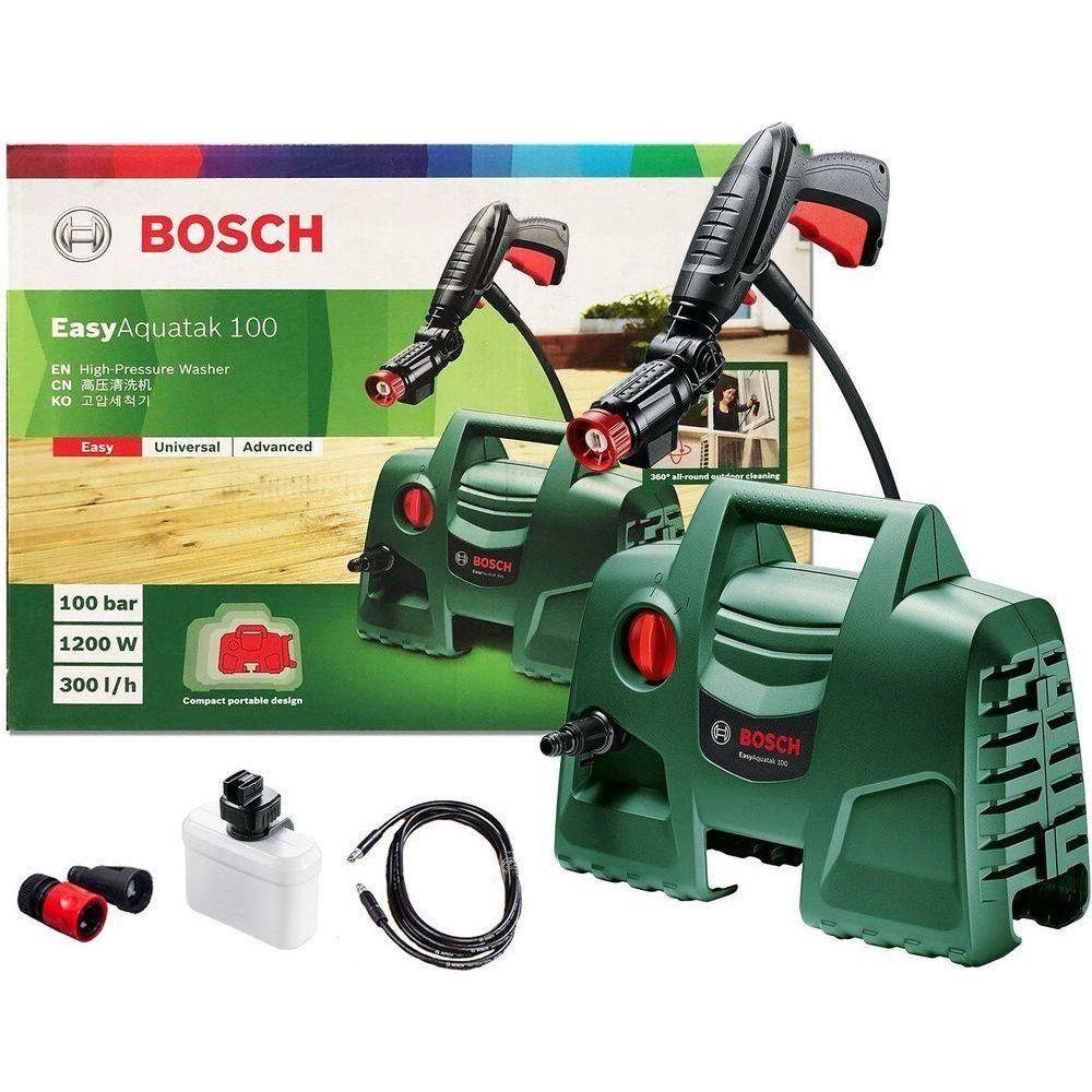 Bosch Easy AQUATAK 100 High Pressure Washer (Short 360 Gun) - Goldpeak Tools PH Bosch Bosch Easy AQUATAK 100 High Pressure Washer (Short 360 Gun) - Goldpeak Tools PH Bosch